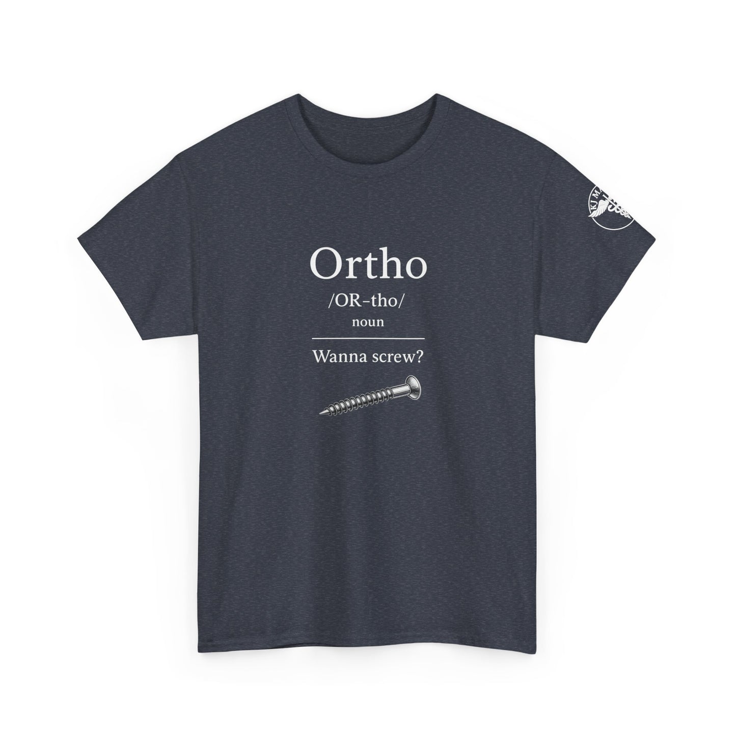 Ortho: Wanna Bone Screw? (Black, white ink)