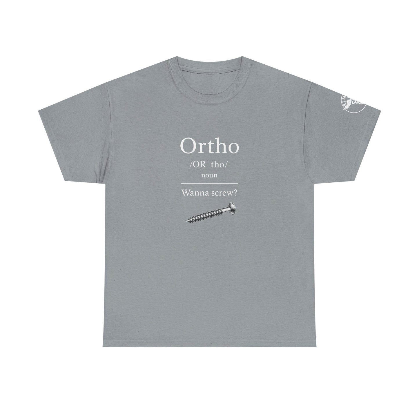 Ortho: Wanna Bone Screw? (Black, white ink)