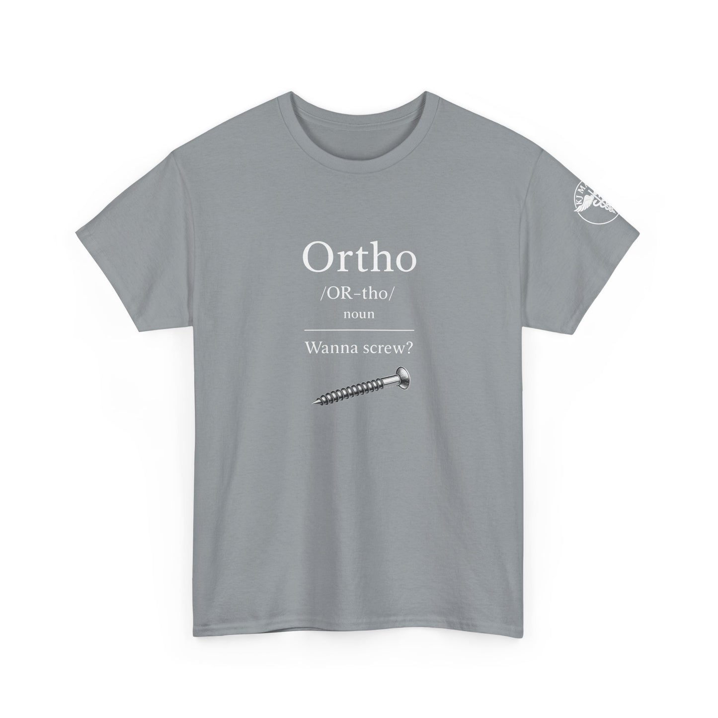 Ortho: Wanna Bone Screw? (Black, white ink)