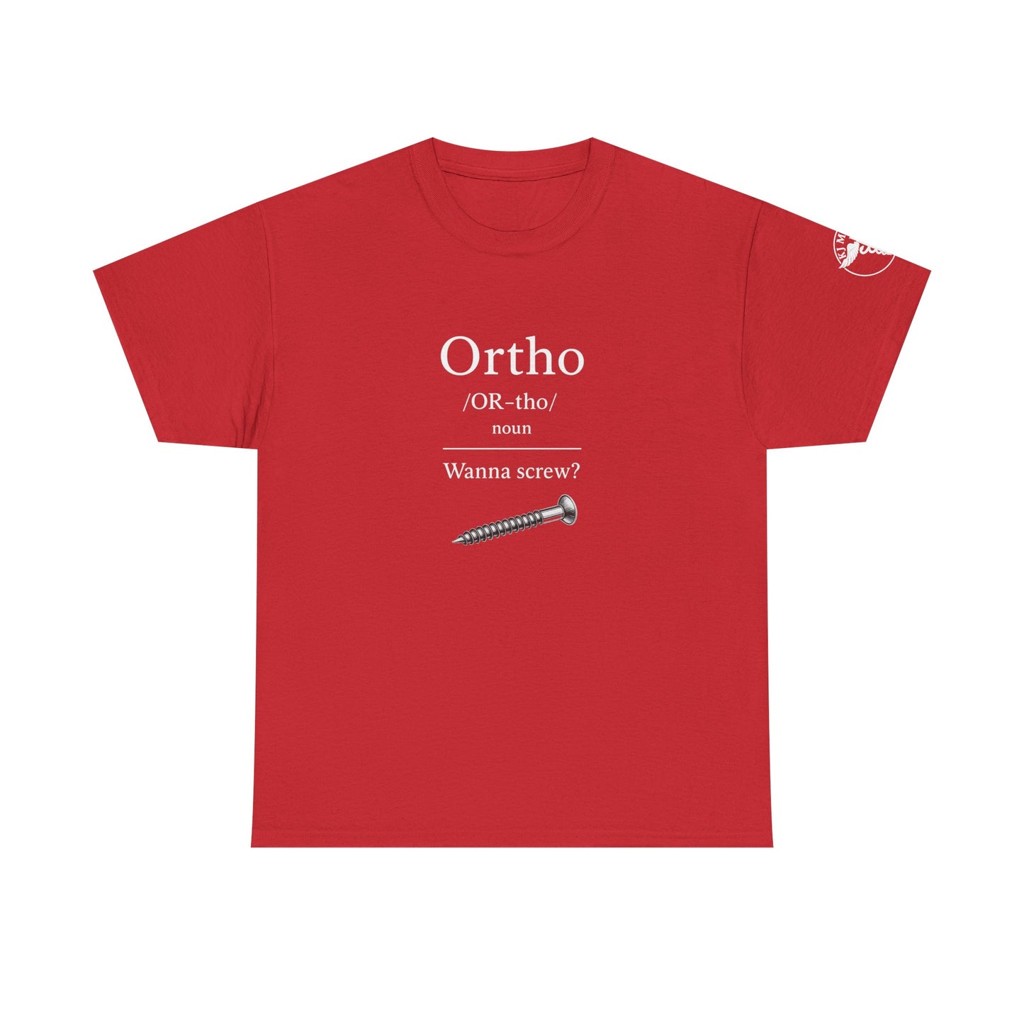 Ortho: Wanna Bone Screw? (Black, white ink)