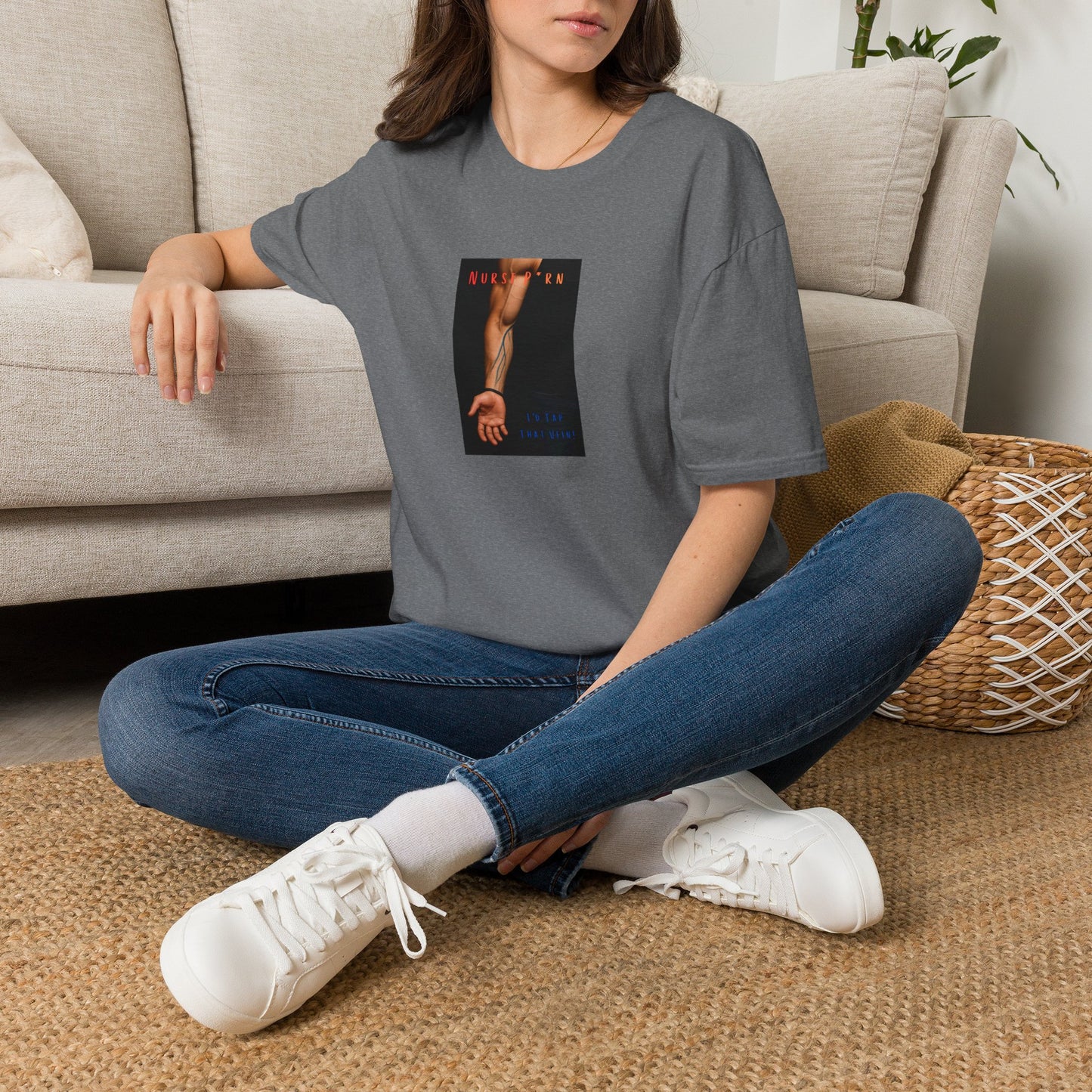 "Nurse P*rn, I'd Tap that Vein," Clever Medical Humor Tee,