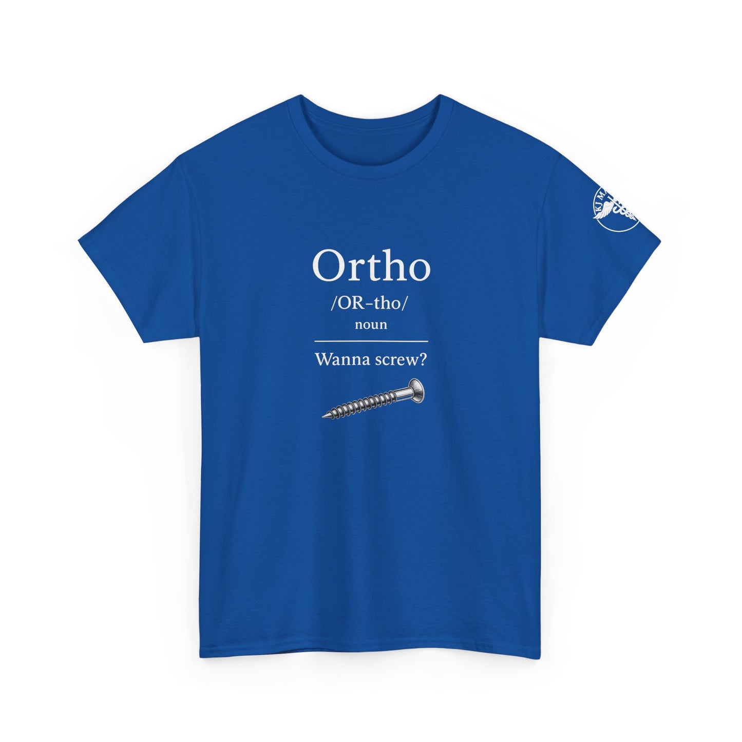 Ortho: Wanna Bone Screw? (Black, white ink)