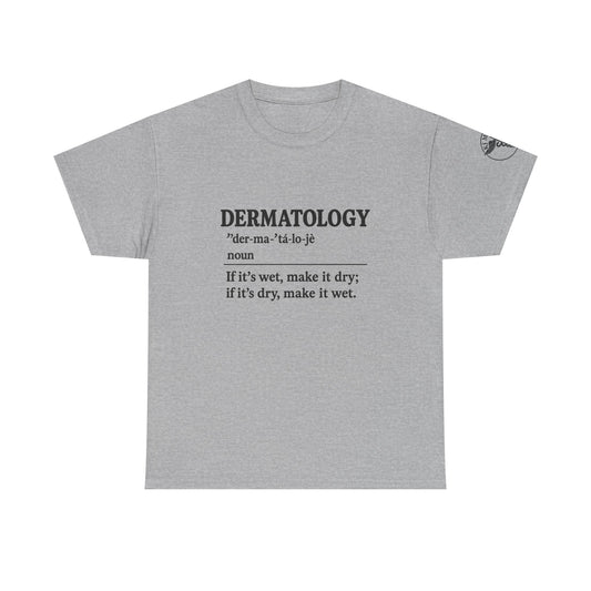 Dermatology - If it's wet make it dry, if its dry make it wet.