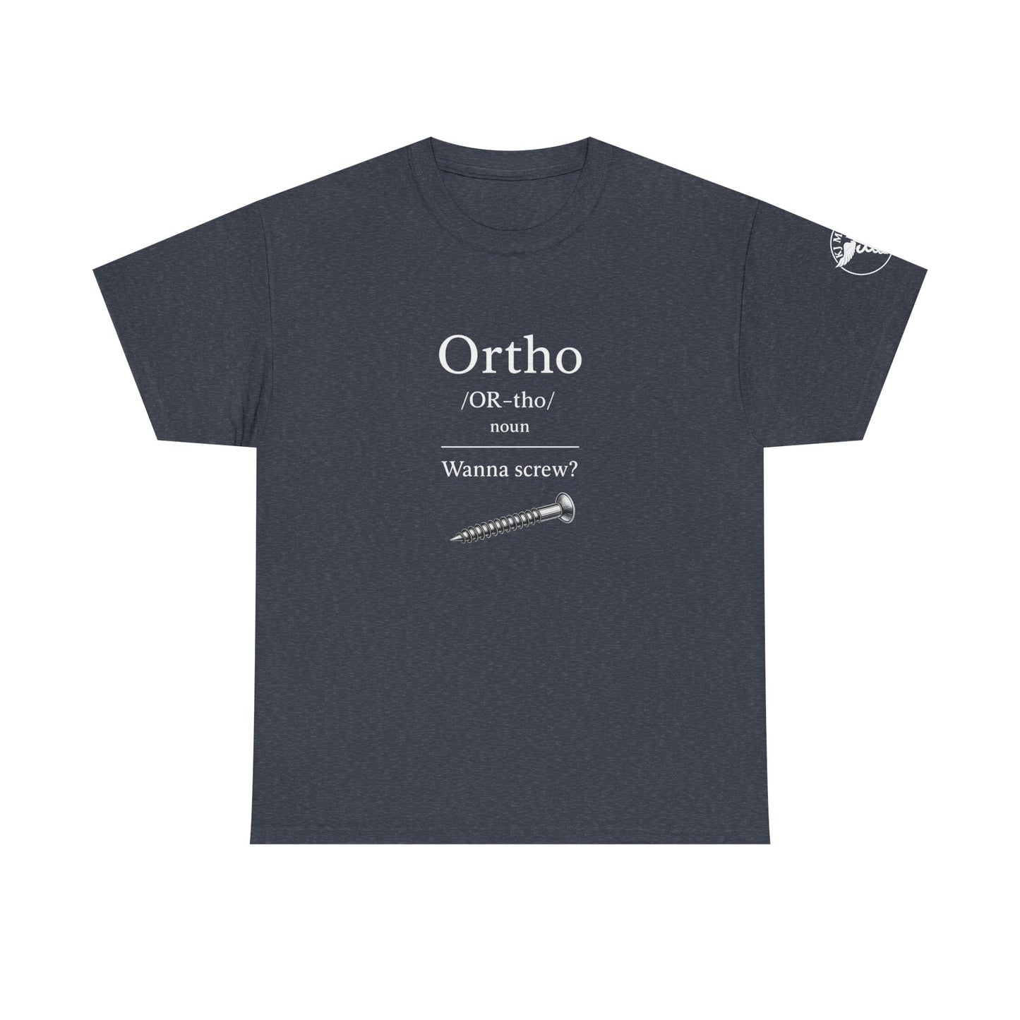 Ortho: Wanna Bone Screw? (Black, white ink)
