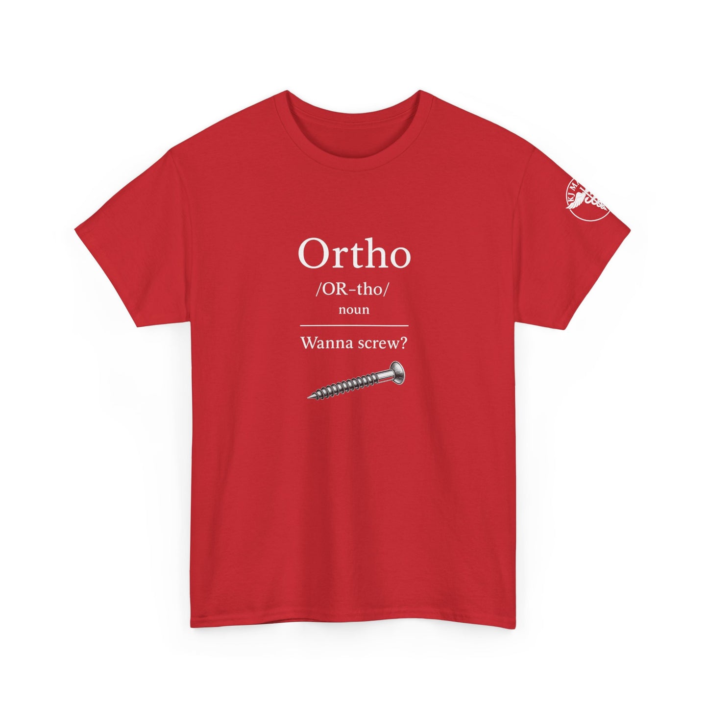 Ortho: Wanna Bone Screw? (Black, white ink)
